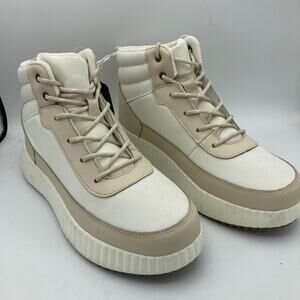 Women's Shyla Platform Hiker Boots - Universal Thread Cream 10: Ankle Height